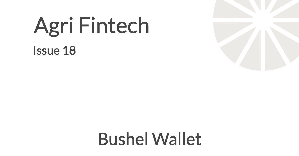 Bushel Wallet and an emerging US ecosystem