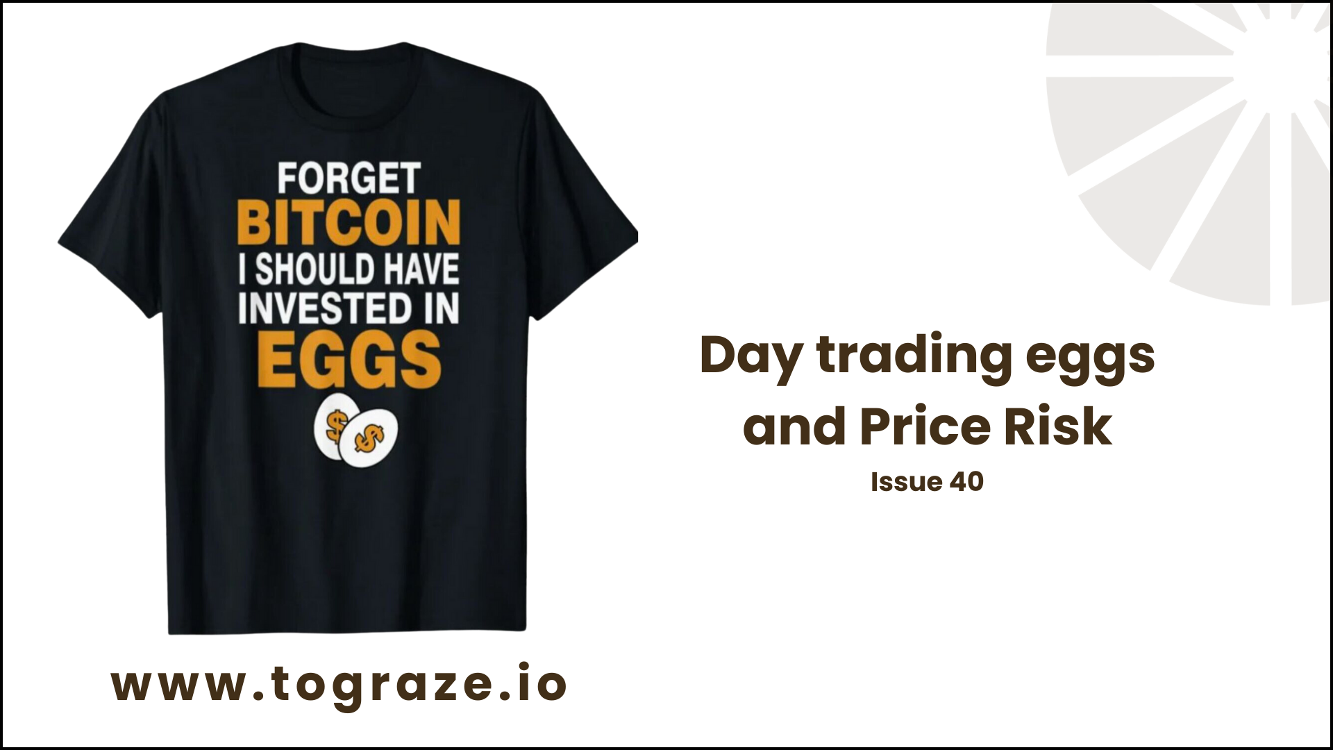 📈📉 Day trading eggs and managing price risk